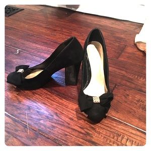 Versona Black Block Heels.