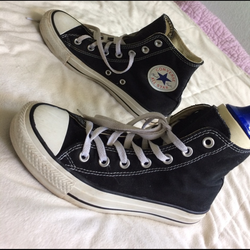 High top black converse