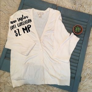 Ann Taylor Loft Cardigan Size Medium Petite