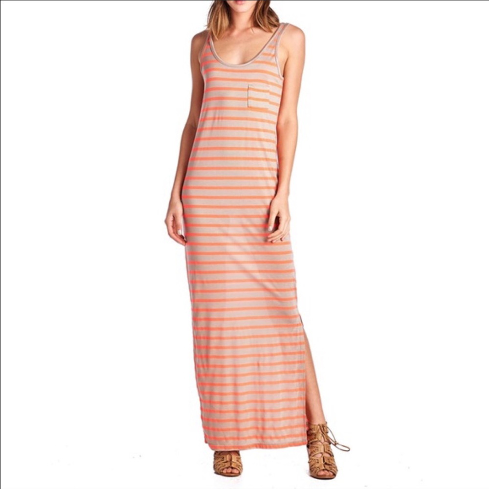 April Spirit Striped Maxi
