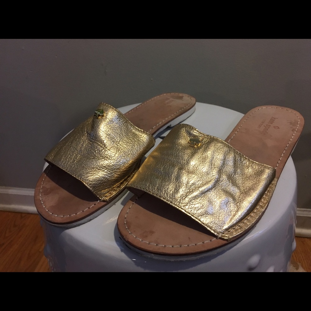 Gold Kate Spade Imperiale Sandals