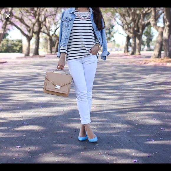 J. Crew Shoes - J. Crew Elsie pumps in powder blue.