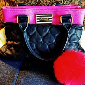 Betsey Johnson purse (includes free puff)