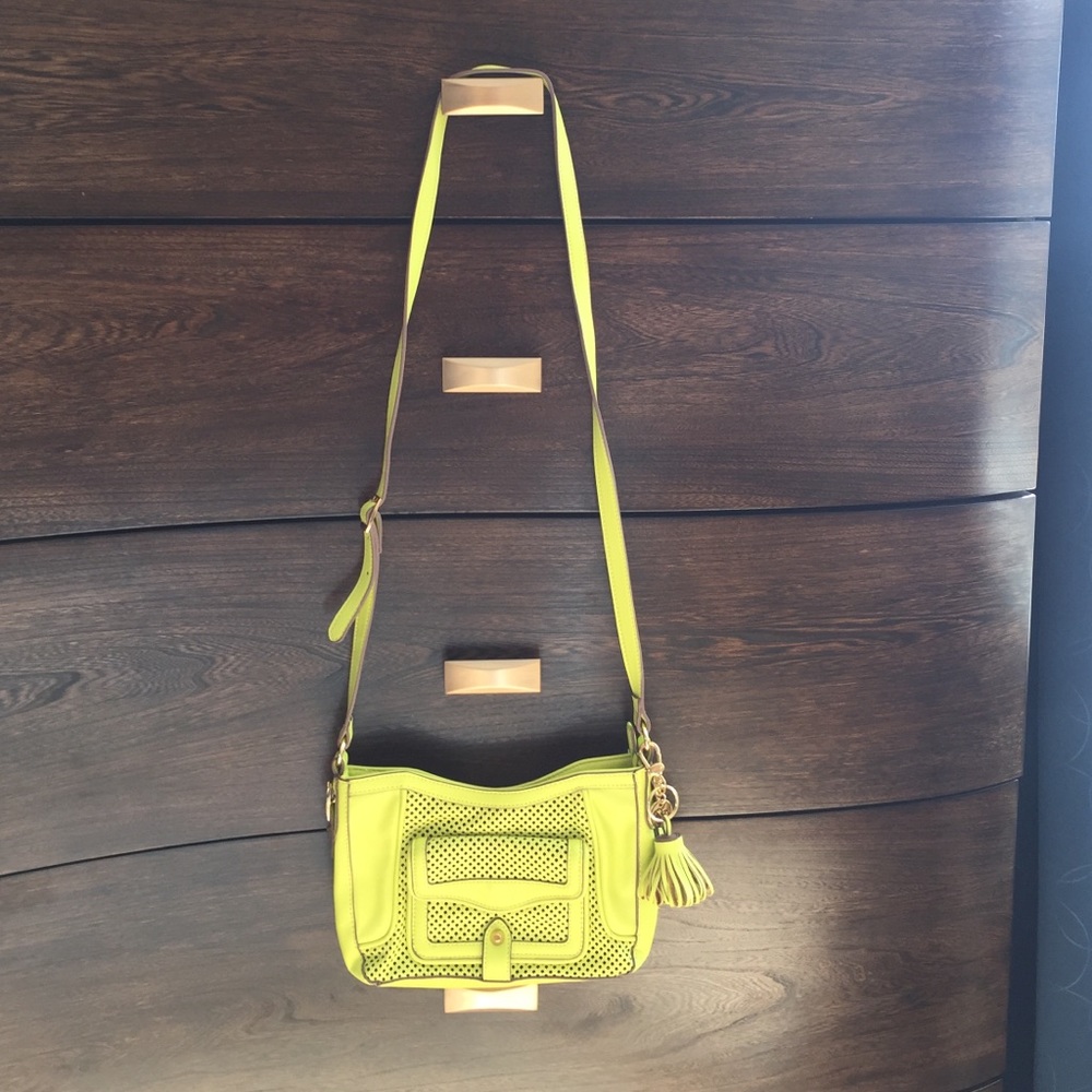 Jessica Simpson Lime Green Crossbody Bag