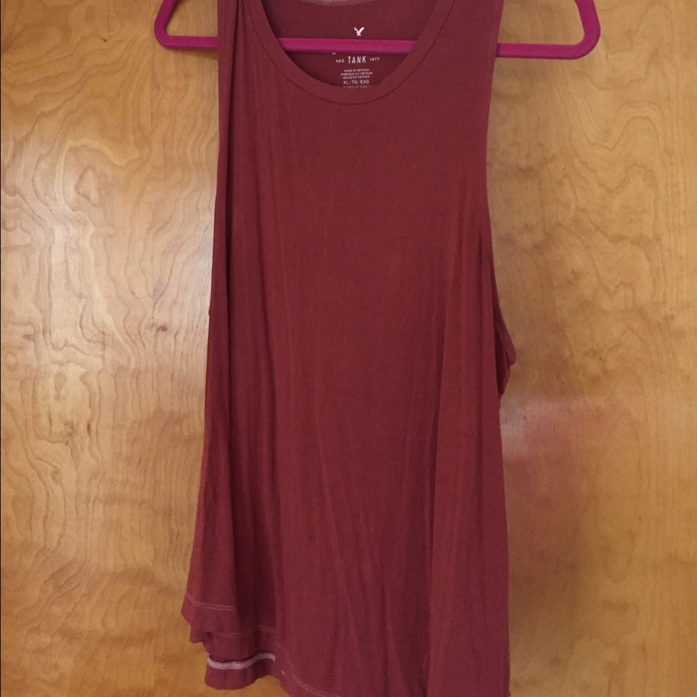 Burnt orange soft and sexy tank