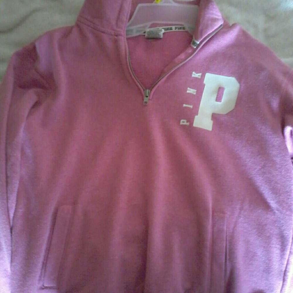 PiNK quarter zip up pullover