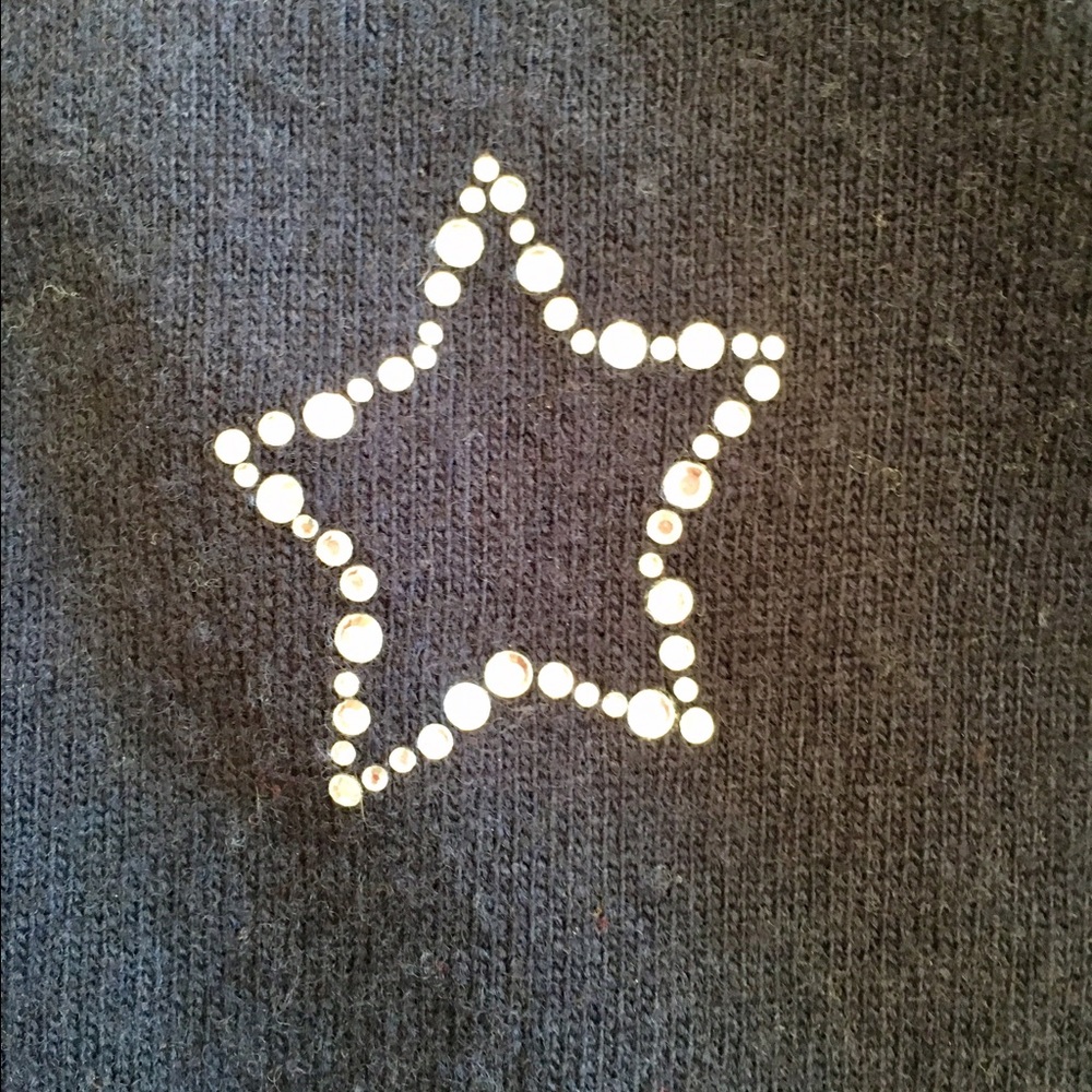 SOLD ON EBAY Girls Crewcuts Navy Cardigan w/ Star - Picture 3 of 7