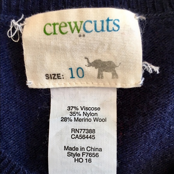 SOLD ON EBAY Girls Crewcuts Navy Cardigan w/ Star - Picture 6 of 7