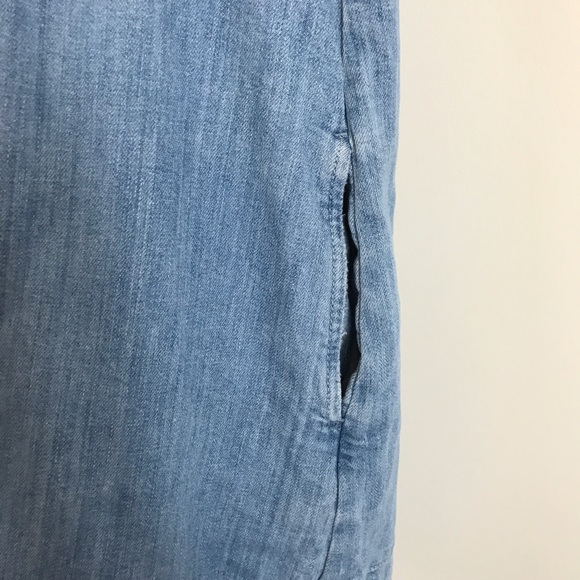 Current Elliott sleeveless tuckpleated denim dress - Picture 5 of 5