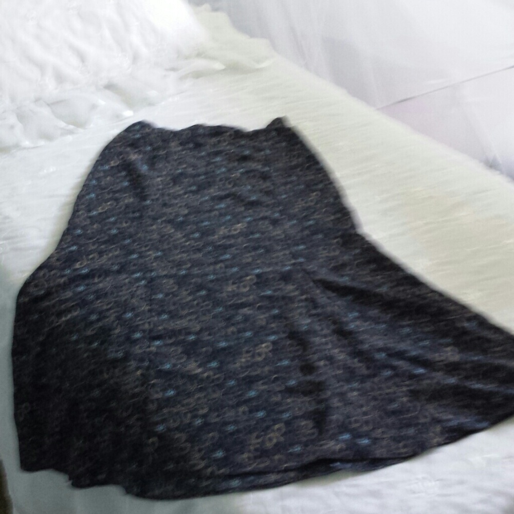 Full blue skirt