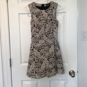 Black and grey dress