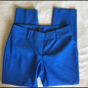 Ann Taylor Royal Blue Ankle Pants, Sz 4