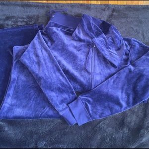Velour Purple Track Suit