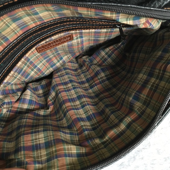 J. G. Hook purse- great navy & brown colors - Picture 4 of 8