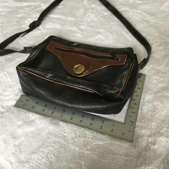 J. G. Hook purse- great navy & brown colors - Picture 8 of 8