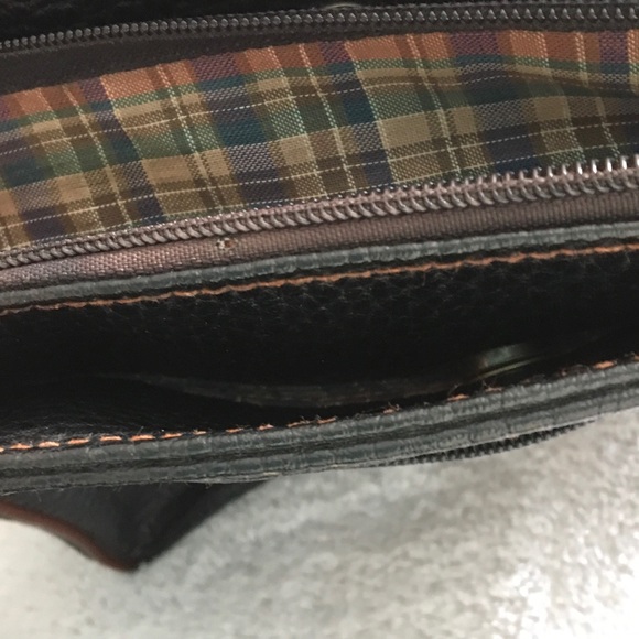 J. G. Hook purse- great navy & brown colors - Picture 5 of 8