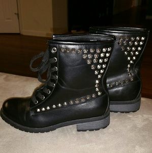 Girl combat boots