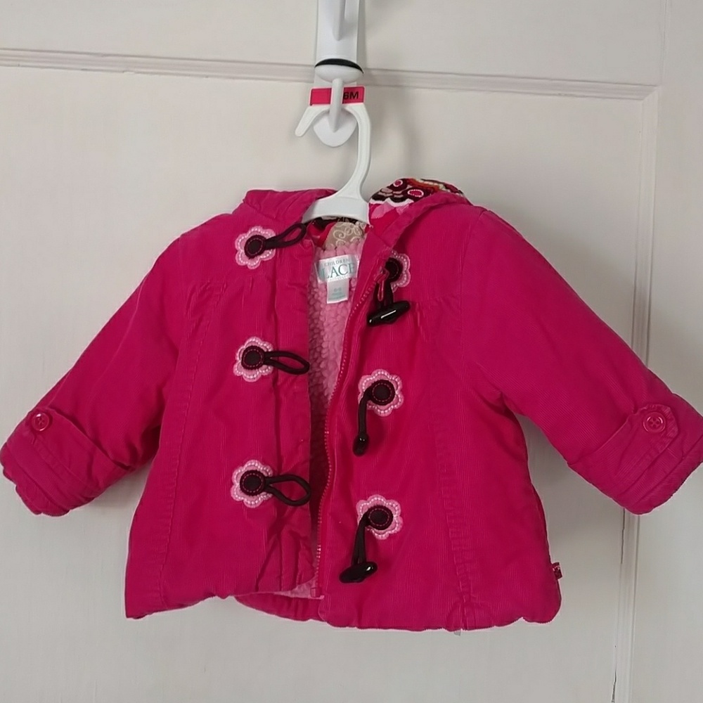 Infant girl's winter jacket
