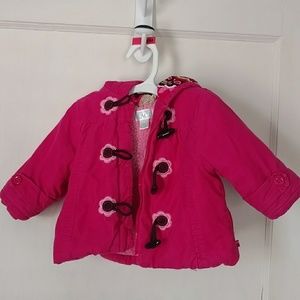 Infant girl's winter jacket