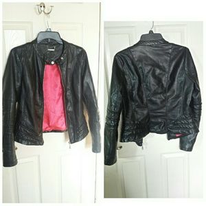 Black Faux leather jacket