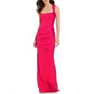 NWT Nicole Miller Felicity Stretch Silk Gown Sz 6