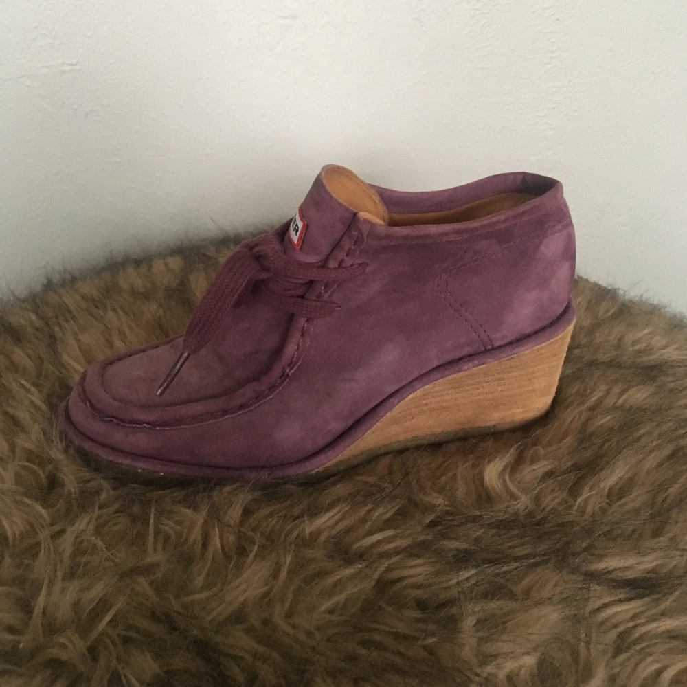 Suede Hunter booties