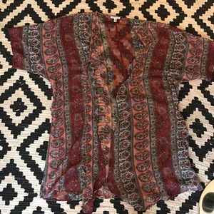 American Eagle Long Cardigan