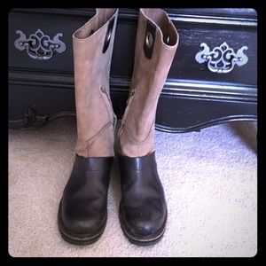 SOREL Preloved Upper Suede, Two-Tone Boots, EUC