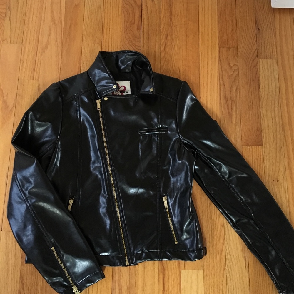 Vintage! Limited Too "Pleather" Jacket Girl Sz 16 Fits Adult