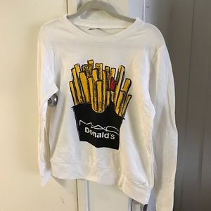 M•A•C Donald's crew neck sweatshirt