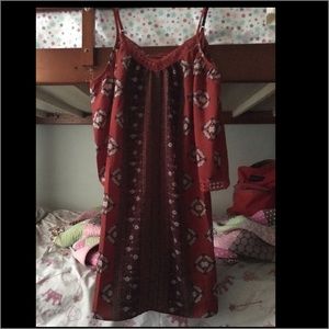 Off the shoulder boho dress