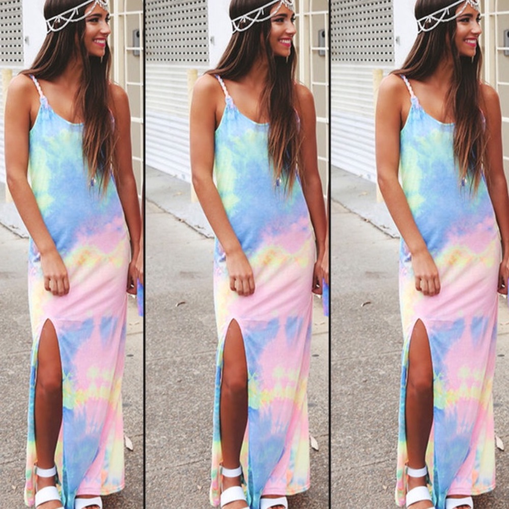 GORGEOUS TIE DIE MAXI!! 🌈🌈🌈🌈 - Picture 5 of 8