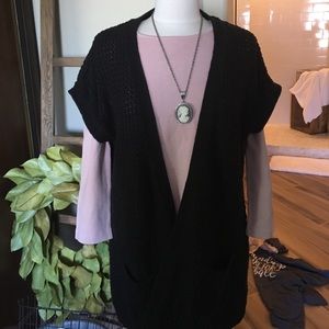 Mossimo open weave sweater vest XL
