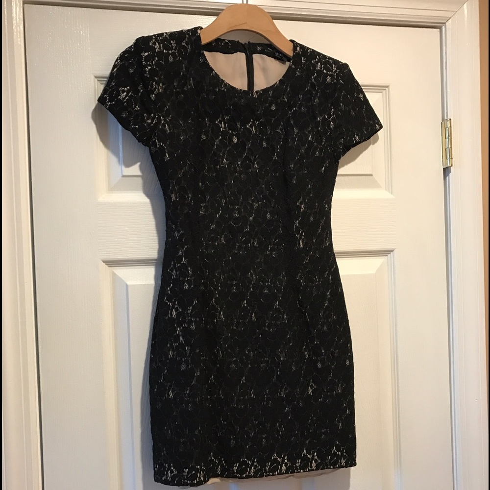 French Connection lace mini dress