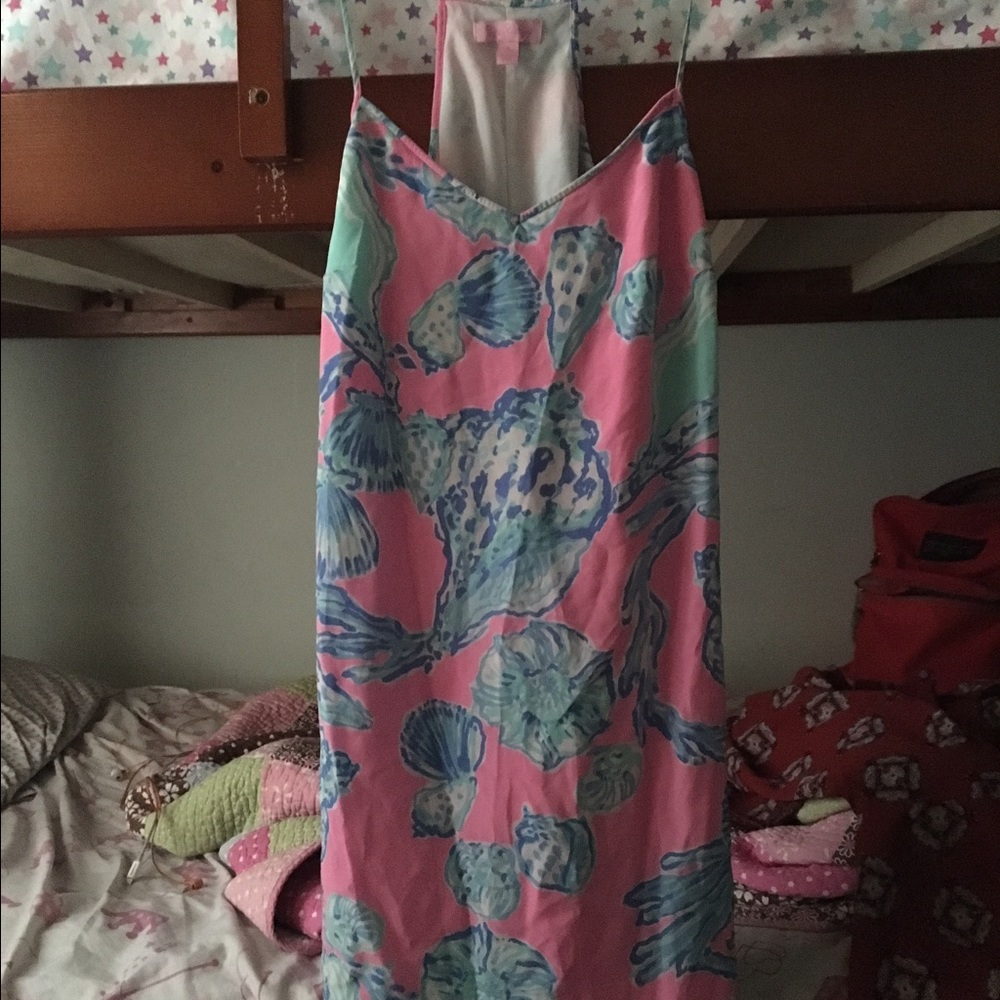 Lilly Pulitzer dusk silk strappy dress PRICE FIRM