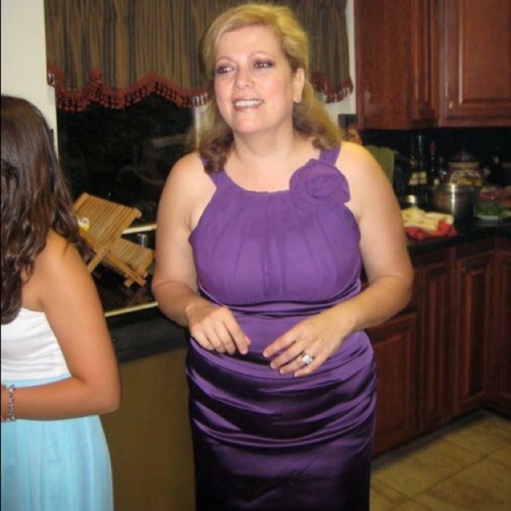Boutique Purple Dress View 2