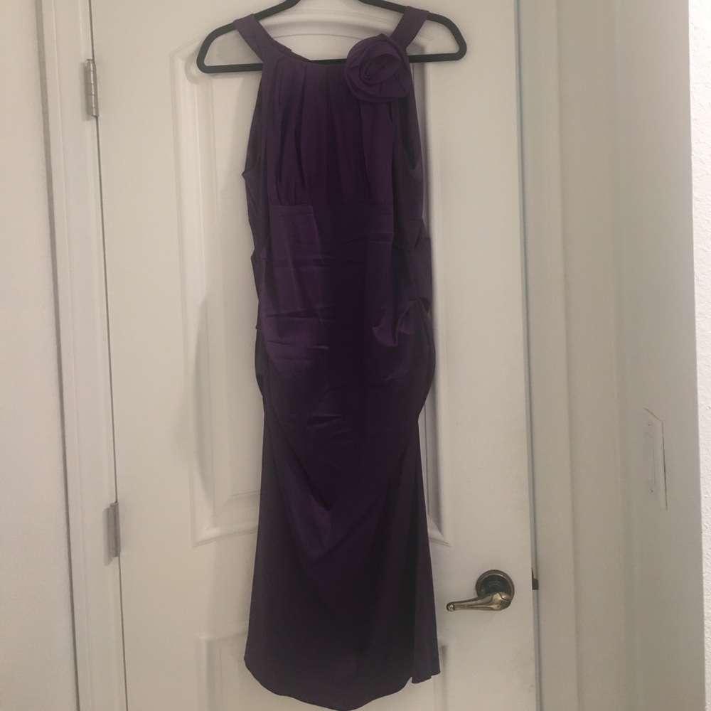 Boutique Purple Dress View 3