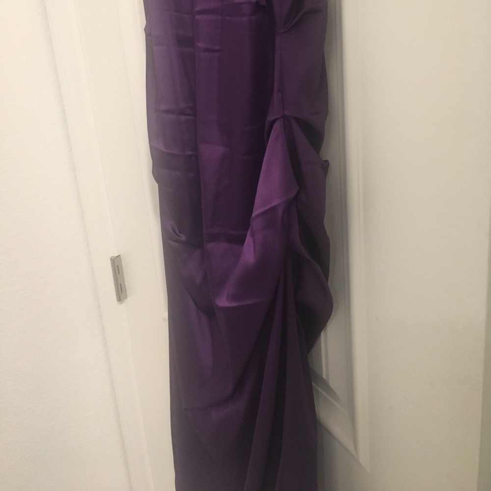 Boutique Purple Dress View 4