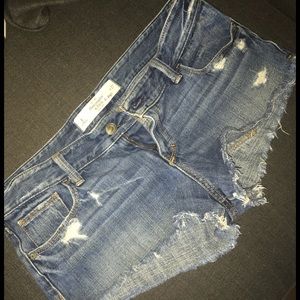 Abercrombie & Fitch size 4 denim shorts