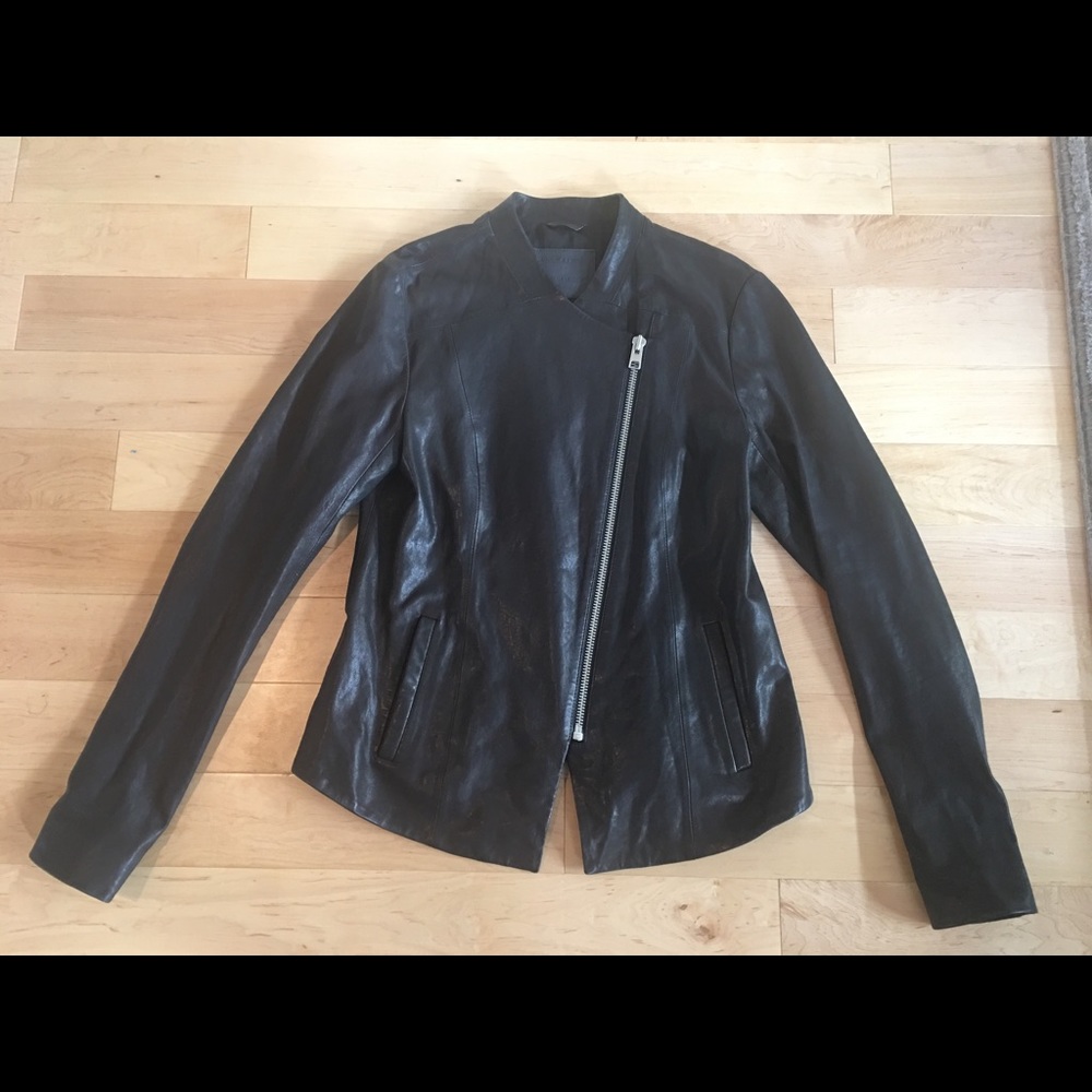 All Saints never worn leather jacket