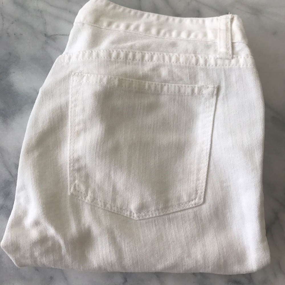 J.Crew toothpick white jeans