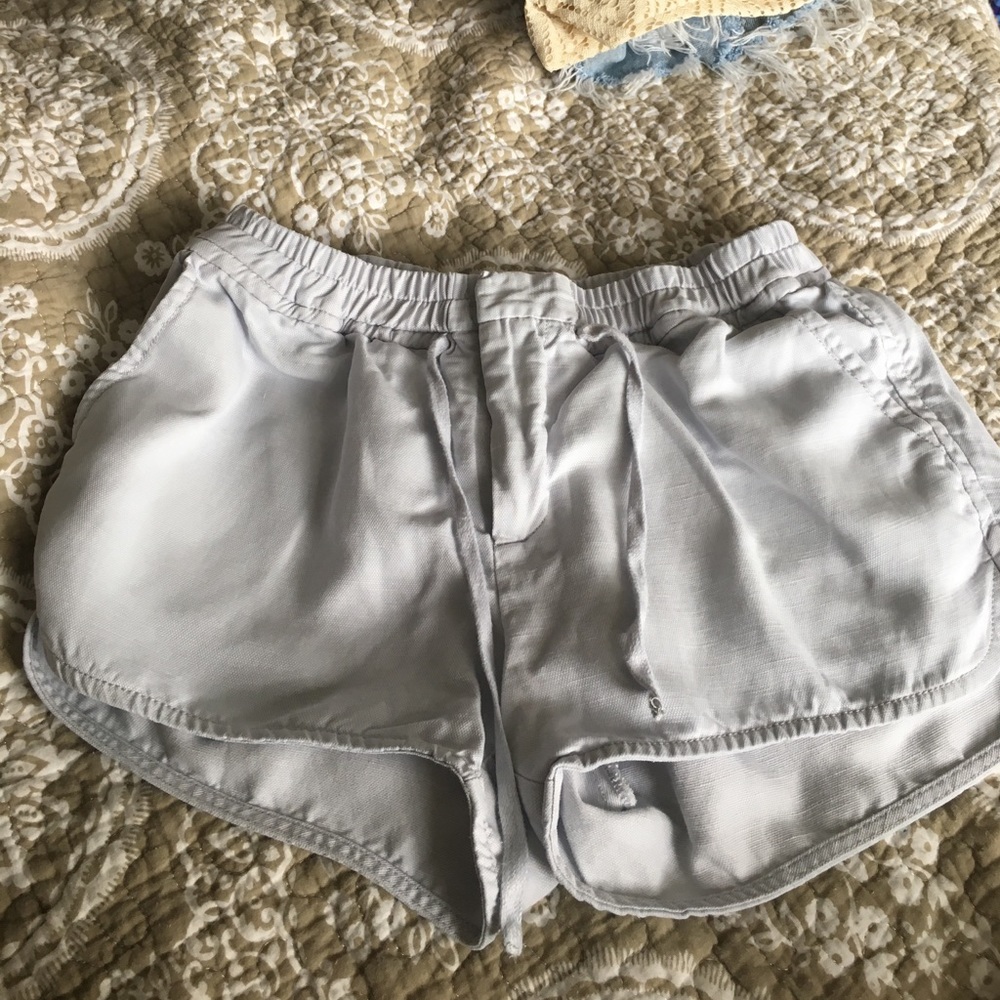 Light blue Aritzia shorts