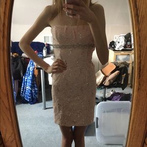 Light pink homecoming fancy dress