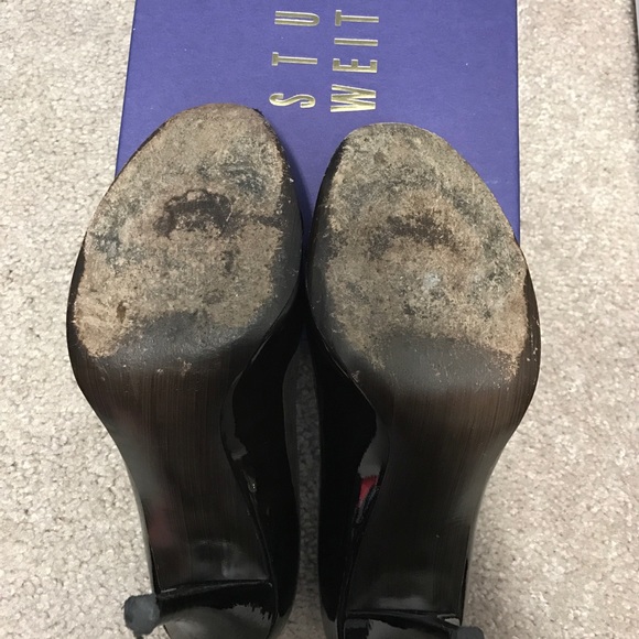 Stuart Weitzman Sashay patent leather pumps - Picture 3 of 3