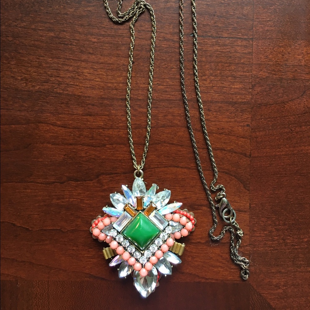 A vintage-inspired Anthropologie necklace