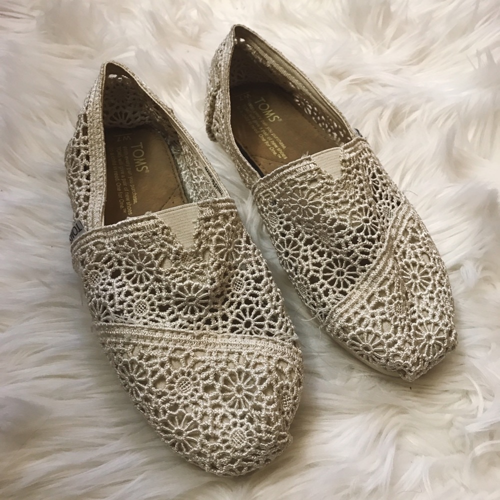 TOMS Classic Crochet Slip On