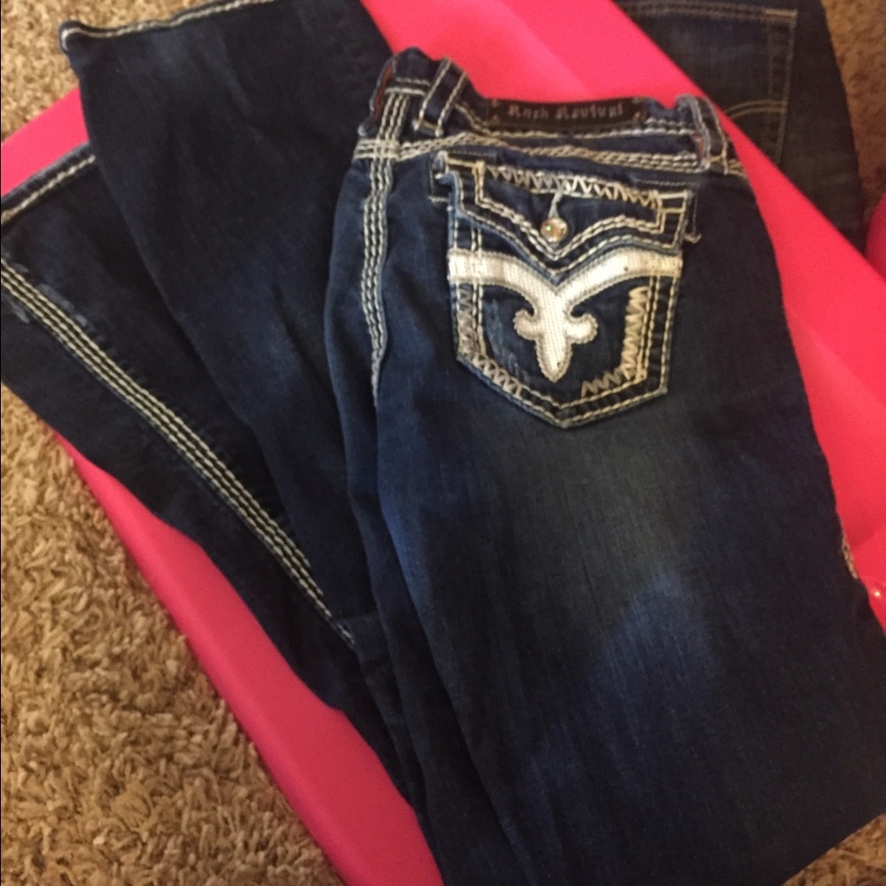 Women's rock revival jeans