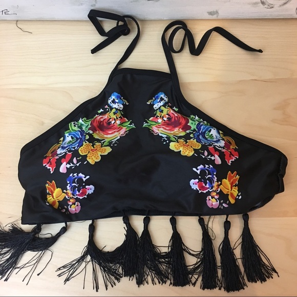 Printed Tassel Detail Bikini Set - Picture 5 of 6