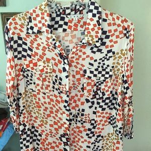 SOLD CAbi Grand Prix blouse M