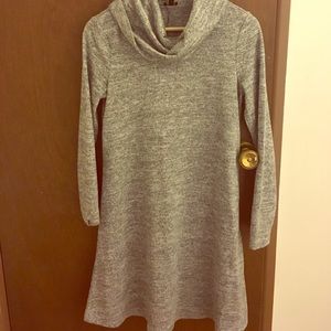 Gray sweater dress!